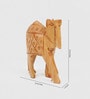 Brown Wood Handicraft Camel Figurine