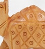 Brown Wood Handicraft Camel Figurine