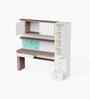 Little Legend Study Table With  Storage & Green Print