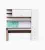 Little Legend Study Table With  Storage & Green Print