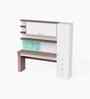 Little Legend Study Table With  Storage & Green Print