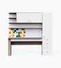 Little Legend Study Table With Storage & Multicolor Print