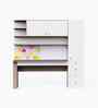 Little Legend Study Table With  Storage & Pink Print