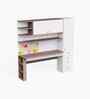 Little Legend Study Table With  Storage & Pink Print
