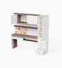 Little Legend Study Table With  Storage & Pink Print