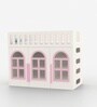 Little Library Loft Bed In Pink Colour