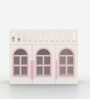 Little Library Loft Bed In Pink Colour