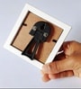 White Little Krishna Mini Table Frame 5 X 5 Inch