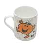 Little Miss Fun 330ml Cream & Orange Ceramic (Set of 2) Coffee Mug