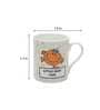 Little Miss Fun 330ml White & Orange Ceramic Coffee Mug