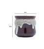 Little Pile Choco Brown Ceramic Desk Pot