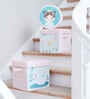 Little Princess Fabric Kids Storage Box in Multi Colour