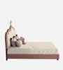 Little Queen Leatherette Kids Twin Bed With Box Storage In Pink And White Colour
