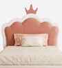 Little Queen Leatherette Kids Twin Bed With Hydraulic Storage In White And Pink Colour