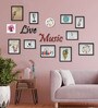 Live Music Plaque (Set Of 10) Black MDF Collage Photo Frames