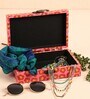 Red Mdf Live Slow Waterproof Canvas Trinket Decorative Box
