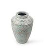 (1Pc) Teal Green Terracotta Decorative Vase For Room Decor Aesthetic