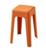 Livo Orange Colour Modern Multi-Purpose End Table (Set of 6)