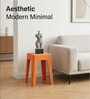 Livo Orange Colour Modern Multi-Purpose End Table