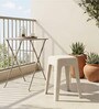 Livo White Colour Modern Multi-Purpose End Table