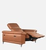 Lizbon Fabric 1 Seater Motorized Recliner with USB Port  In Tan Colour