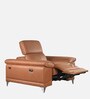 Lizbon Fabric 1 Seater Motorized Recliner with USB Port  In Tan Colour