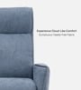 Lloyd Swivel 1 Seater Motorized Recliner In Blue Color