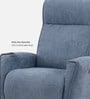 Lloyd Swivel 1 Seater Motorized Recliner In Blue Color