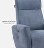 Lloyd Swivel 1 Seater Motorized Recliner In Blue Color