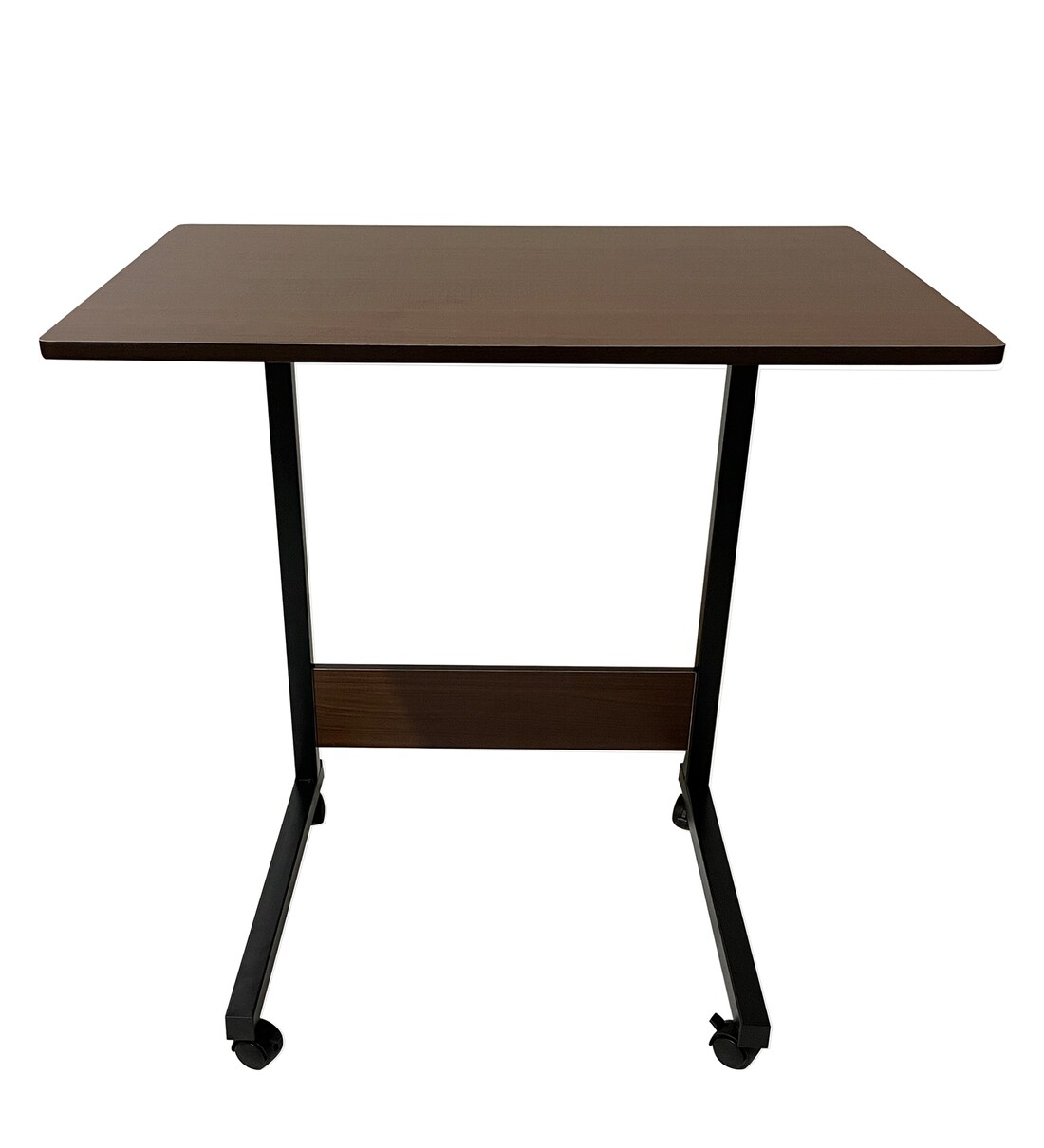 Buy Logan CShape End Table in Brown Finish by Bantia Furniture Online