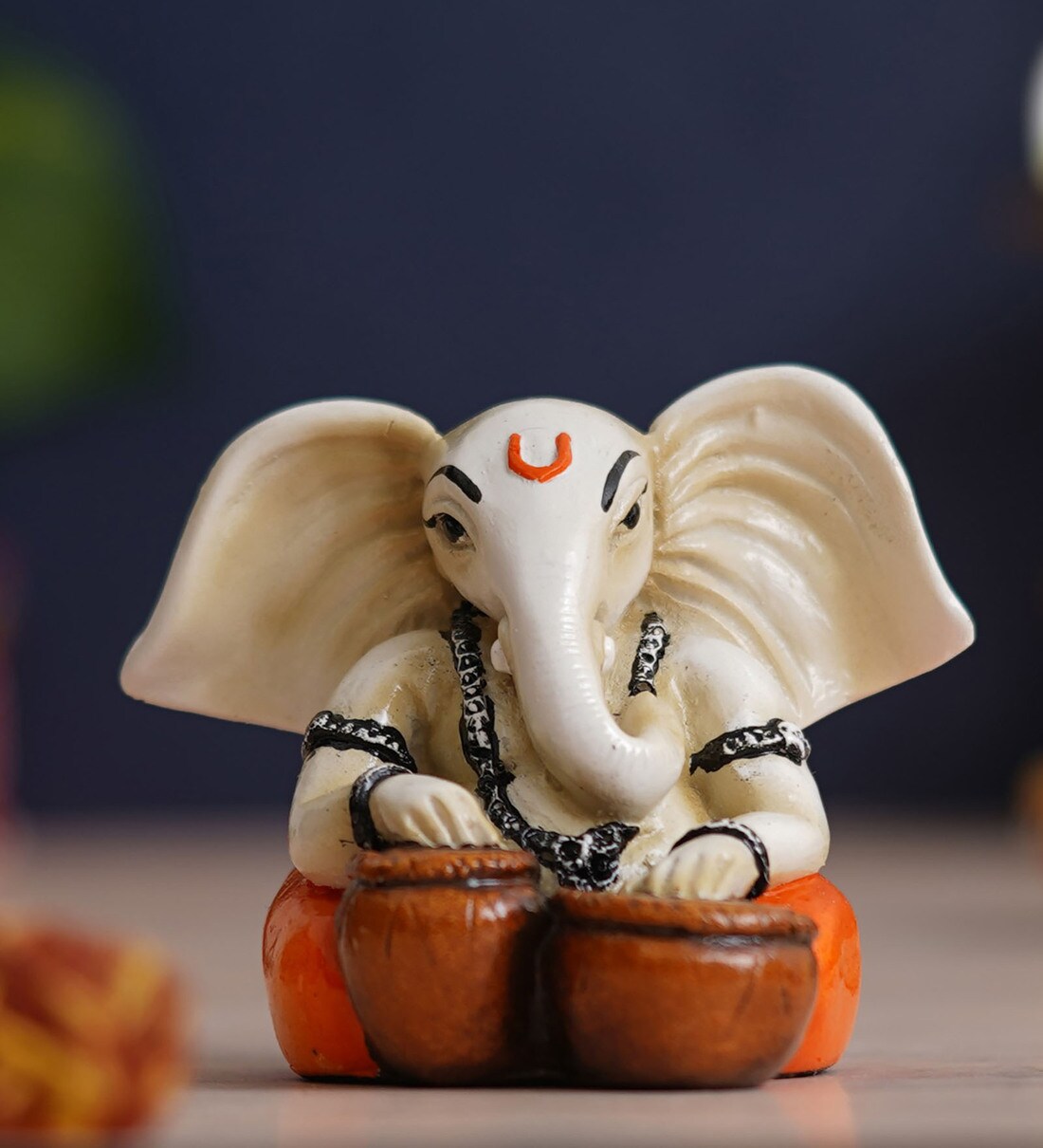 Buy Lord Ganesha White Polyresin Idol at 47% OFF by eCraftIndia | Pepperfry