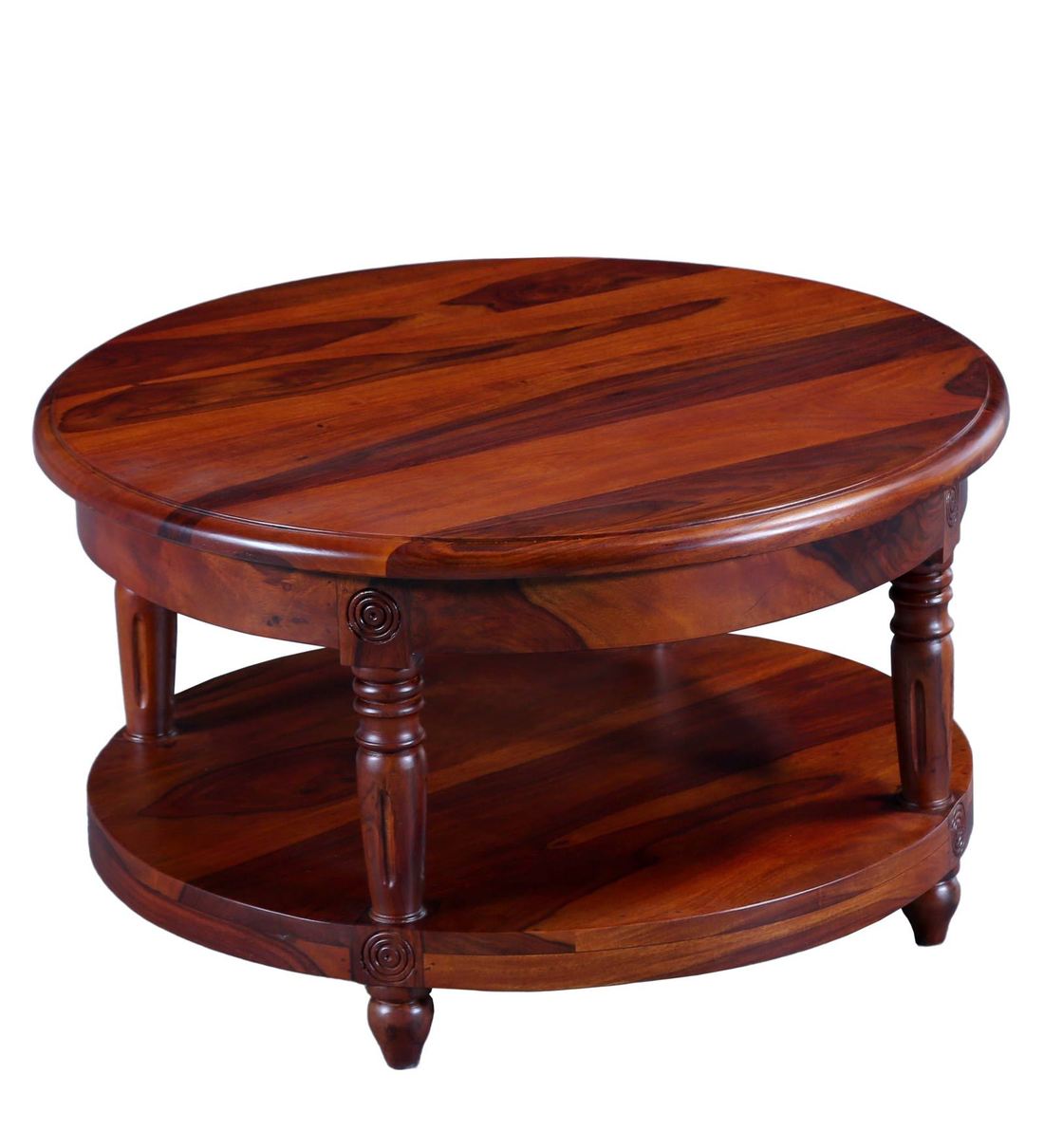 Buy Louis Solid Wood Coffee Table in Honey Oak Finish By Amberville