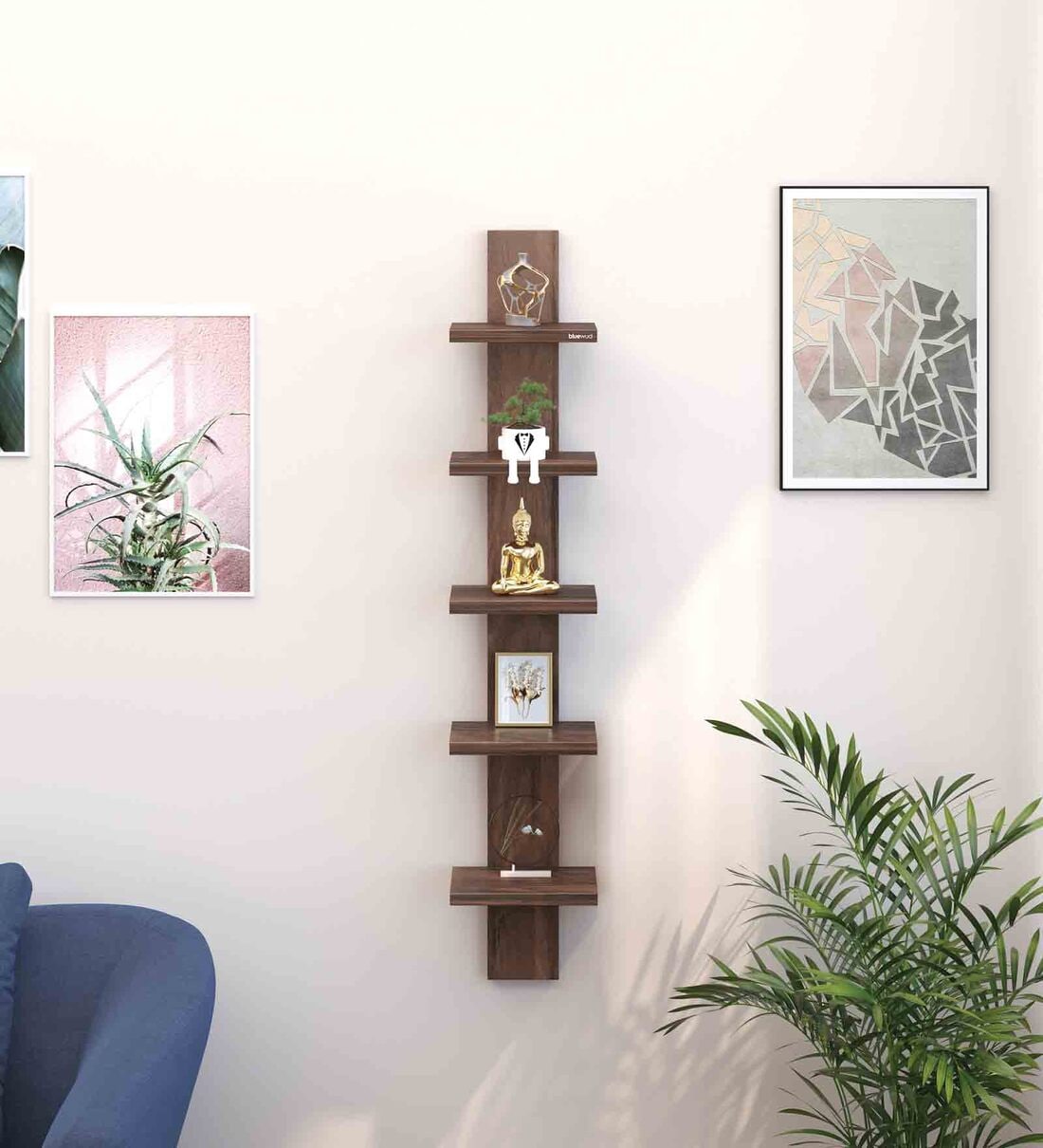 Buy Wooden Wall Decor Floating Shelf Display Shelves at 41% OFF