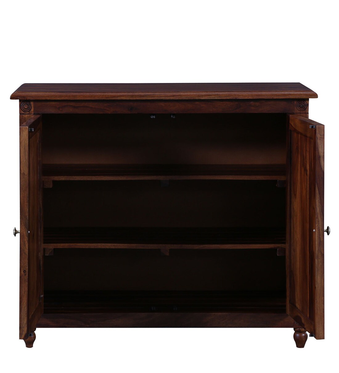 Buy Louis Solid Wood Shoe in Provincial Teak Finish By