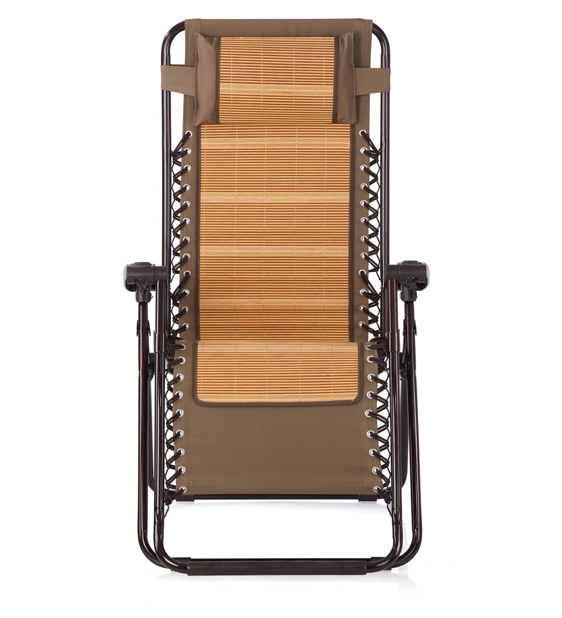 Buy Lounge New Patio Chair in Bamboo Colour By Nilkamal Online Deck