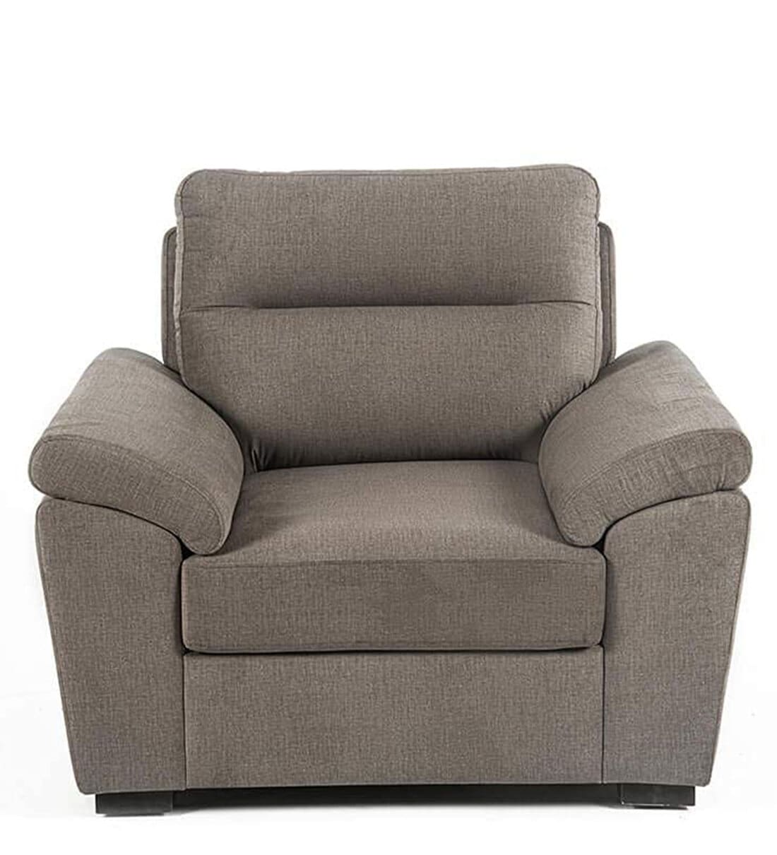 Buy Lounger 1 Seater Sofa In Brown Colour By Wakefit Online