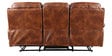 Logan Nappa Aire Three Seater Recliner with 2 Seater Sofa in Brown Colour