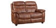 Logan Nappa Aire Three Seater Recliner with 2 Seater Sofa in Brown Colour