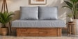 Logan Solid Wood 2 Seater Sofa In Natural Finish