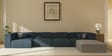 Lorenzo Suede fabric Luxurious Modular Sofa in Navy Blue  Colour