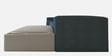Lorenzo Suede fabric Luxurious Modular Sofa in Navy Blue  Colour