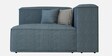 Lorenzo Suede fabric Luxurious Modular Sofa in Navy Blue  Colour