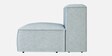 Lorenzo Suede fabric Luxurious Modular Sofa in Steel Blue Colour