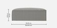 Lorenzo Suede fabric Luxurious Modular Sofa in Steel Blue Colour