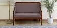 Louis Sheesham Wood 2 Seater Sofa In Honey Oak Finish