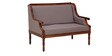 Louis Sheesham Wood 2 Seater Sofa In Honey Oak Finish