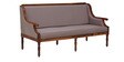 Louis Solid Wood 3 Seater Sofa In Honey Oak Finish