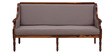 Louis Solid Wood 3 Seater Sofa In Honey Oak Finish
