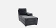 Lounger Fabric LHS Sectional Sofa In Space Grey Colour