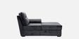 Lounger Fabric LHS Sectional Sofa In Space Grey Colour